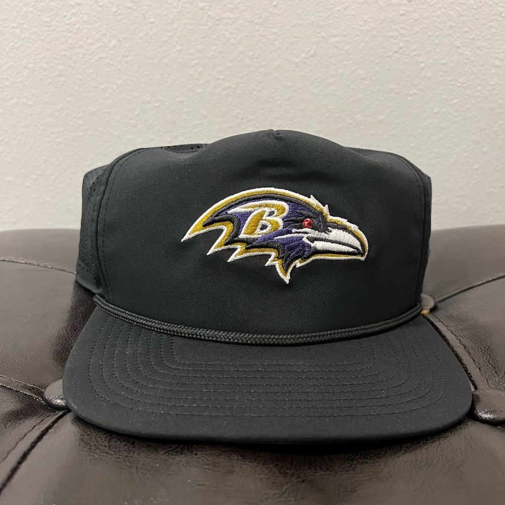 Fabletics Baltimore Ravens Hat Black Adjustable Snapback NFL Football Cap